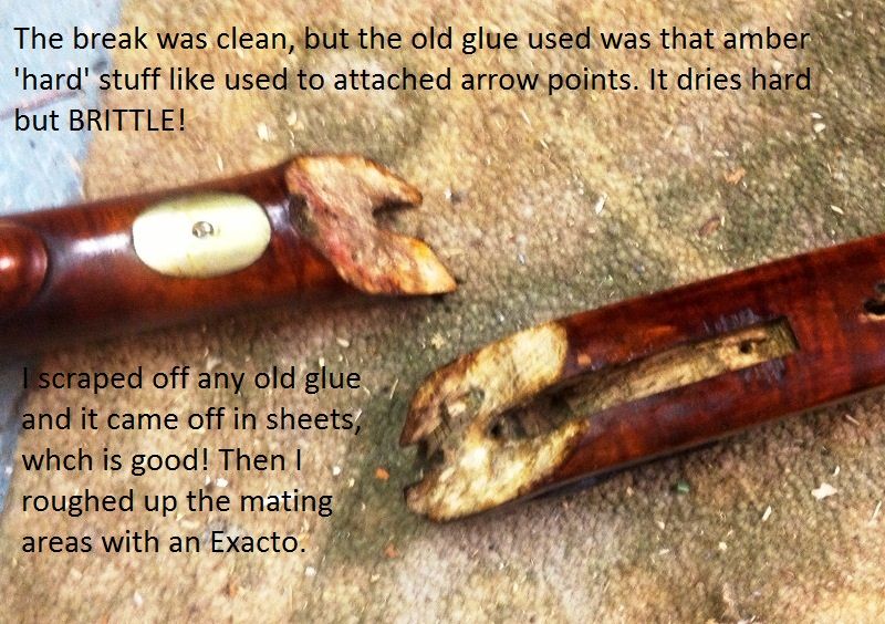 Longrifle Broken Wrist Repair The Muzzleloading Forum