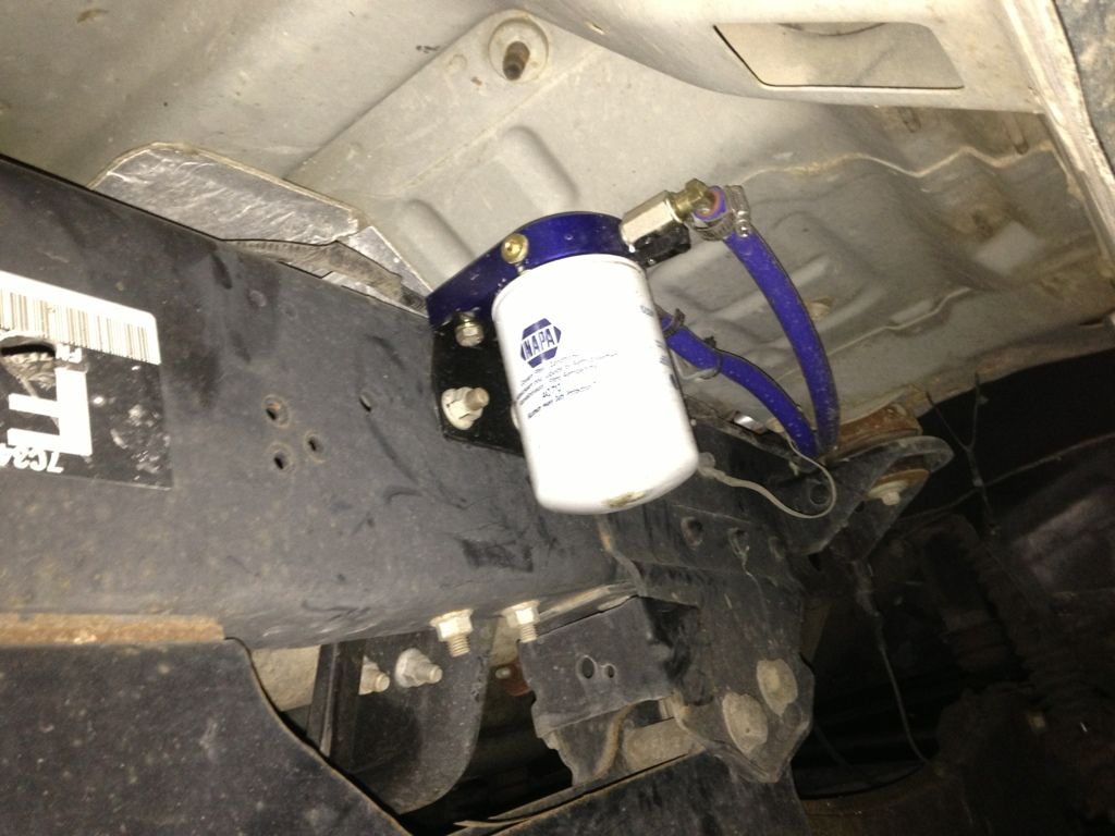 coolant filter install pics Ford Power Stroke Nation