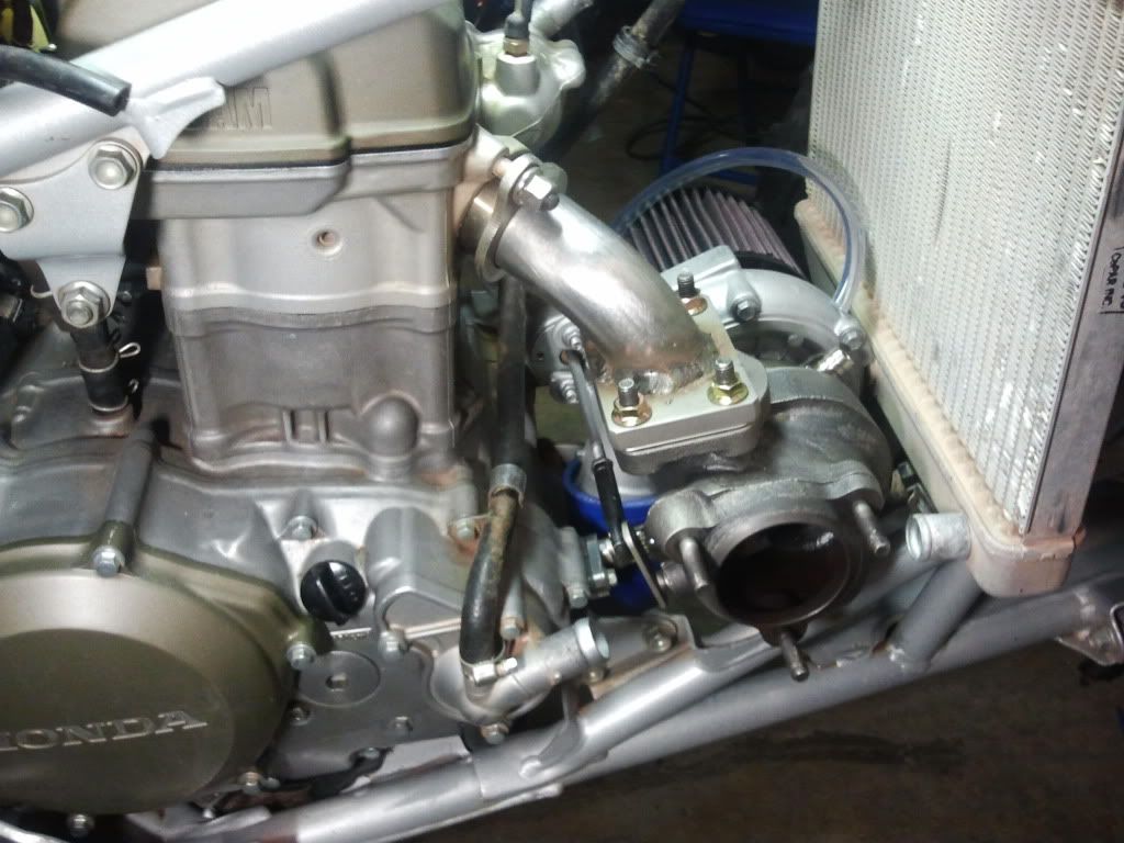 Honda trx450r turbo #3