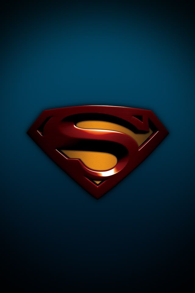 superman logo wallpaper hd. iPhone 4 Wallpaper - Superman