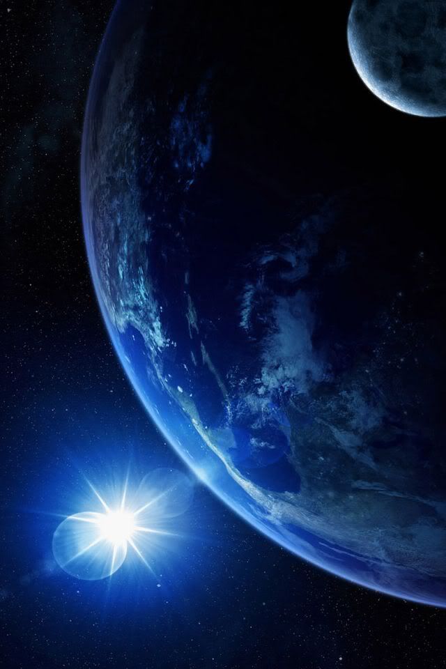 wallpaper earth space. Earth Space 11 iPhone 4