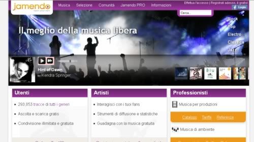 MUSICA DA SCARICARE GRATIS SENZA COPYRIGHT