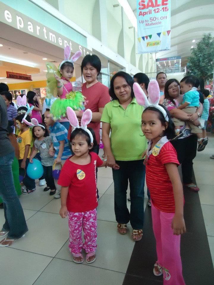 Mall parade Easter costume parade