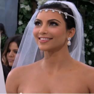 Kim Kardashian wedding gown
