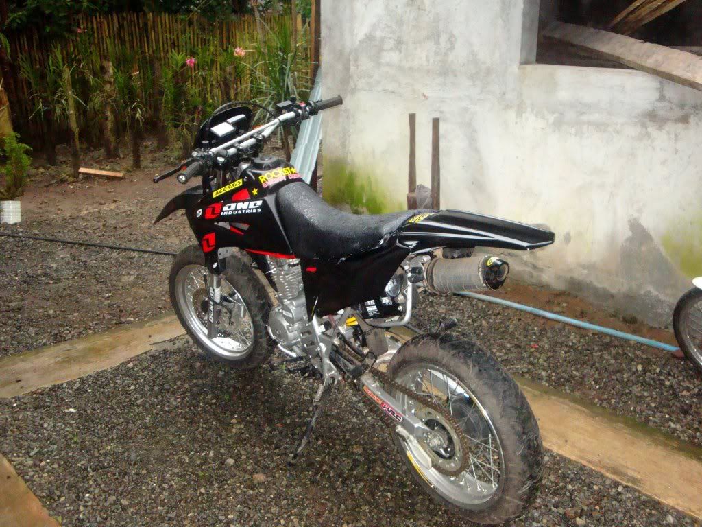 Honda xr200 motard set up #4