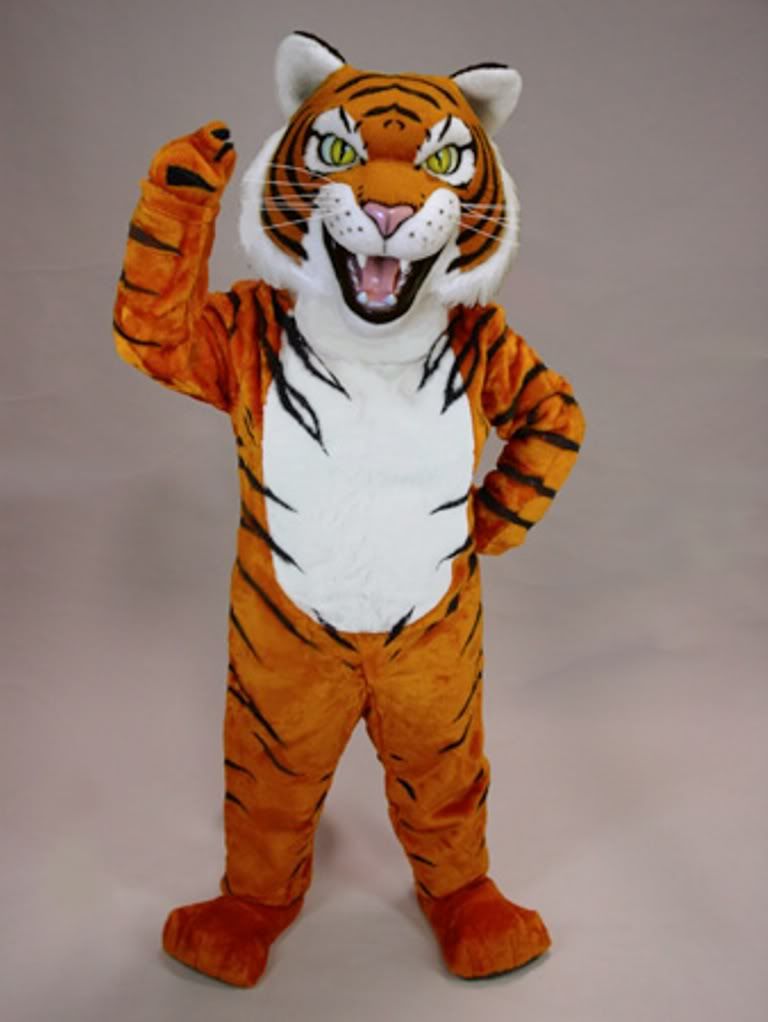 kostum badut maskot harimau