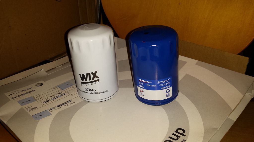 Type of Oil & Filter for Canadian Enclaves Buick