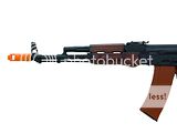 APS AK74 Real Wood Airsoft Gun (Folding Stock) ASK 204  