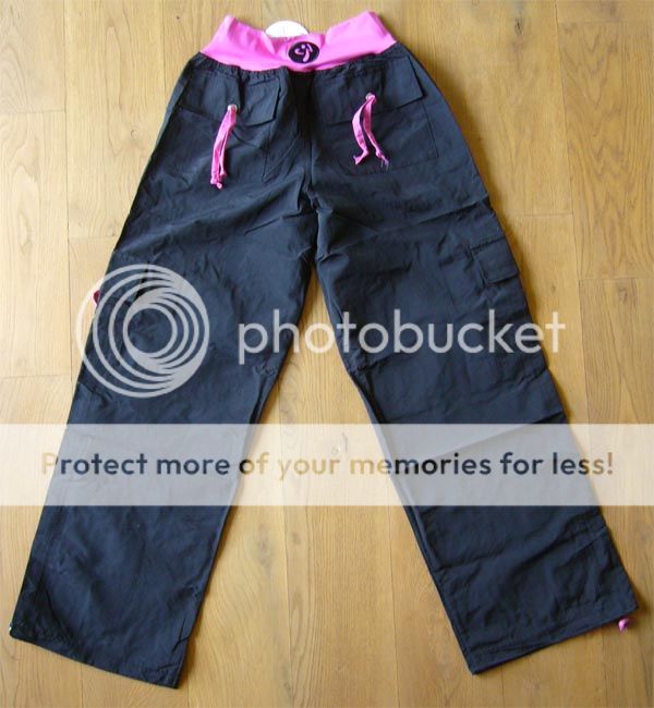 ZUMBA Cargo Pants Hose Größe L in schwarz/pink Neu mit Etikett